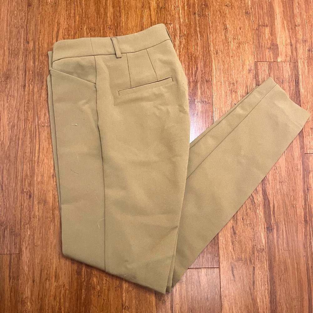 Express Size 0R Tan High Rise Skinny Pant